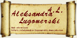 Aleksandra Lugomerski vizit kartica